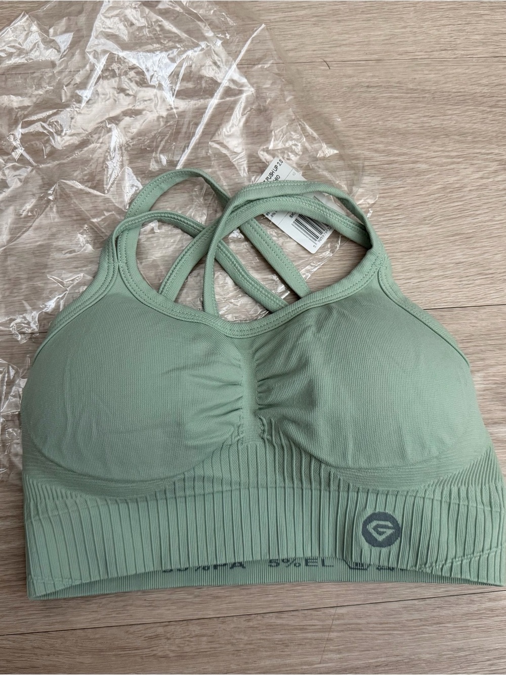 Gym glamour  Mint pistachio  Sports Bra